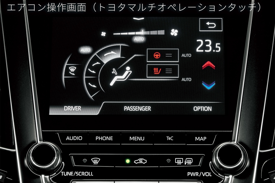 左右独立温度コントロールフルオートエアコン