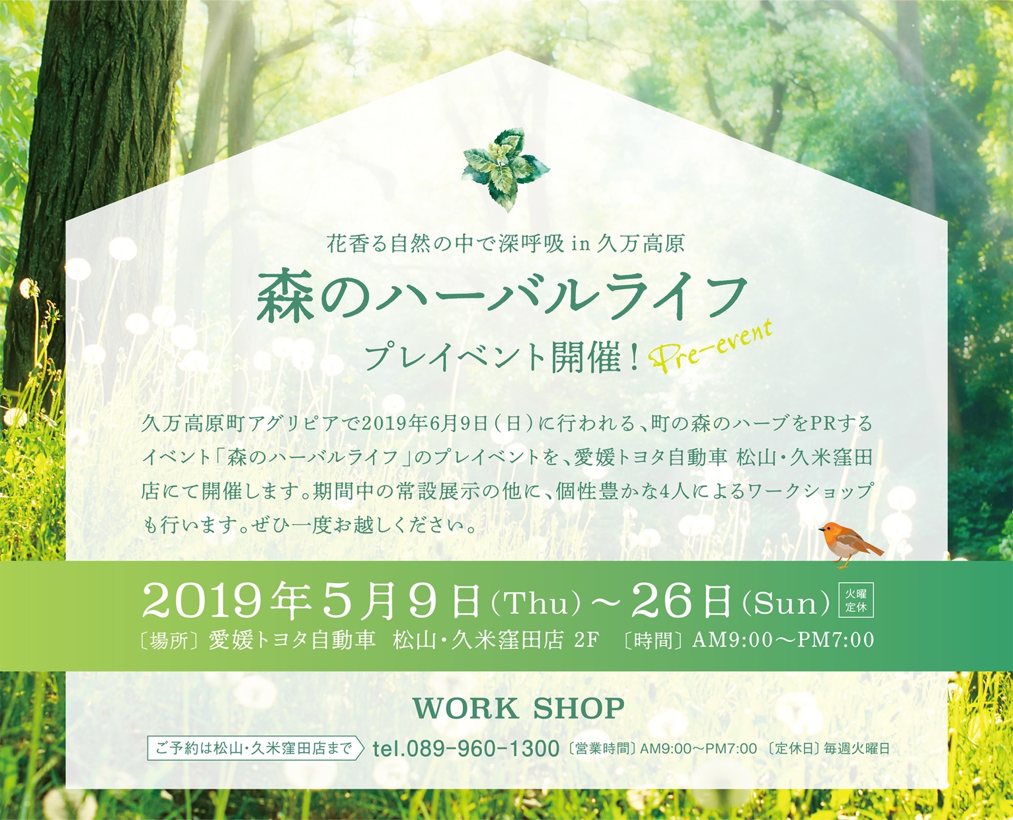 久米窪田店 森のハーバルライフプレイベント