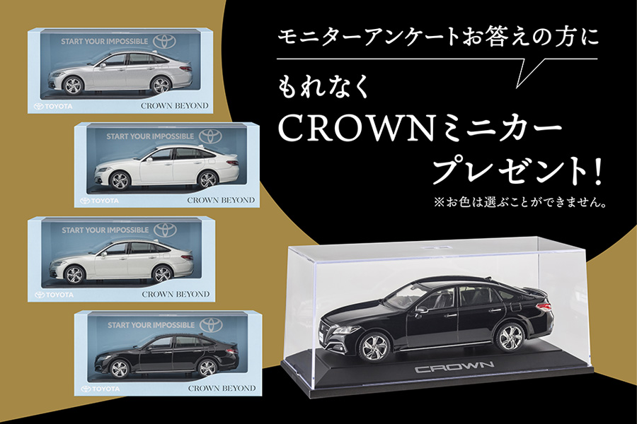 クラウンミニカープレゼント