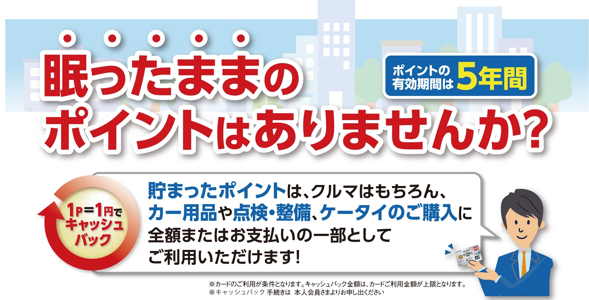 TSCUBIC眠ったままのポイント