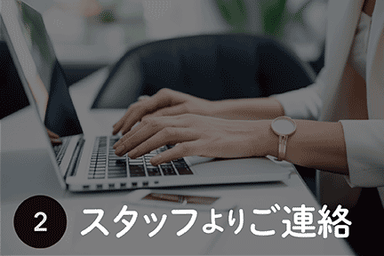 キャンペーン流れ2スタッフよりご連絡