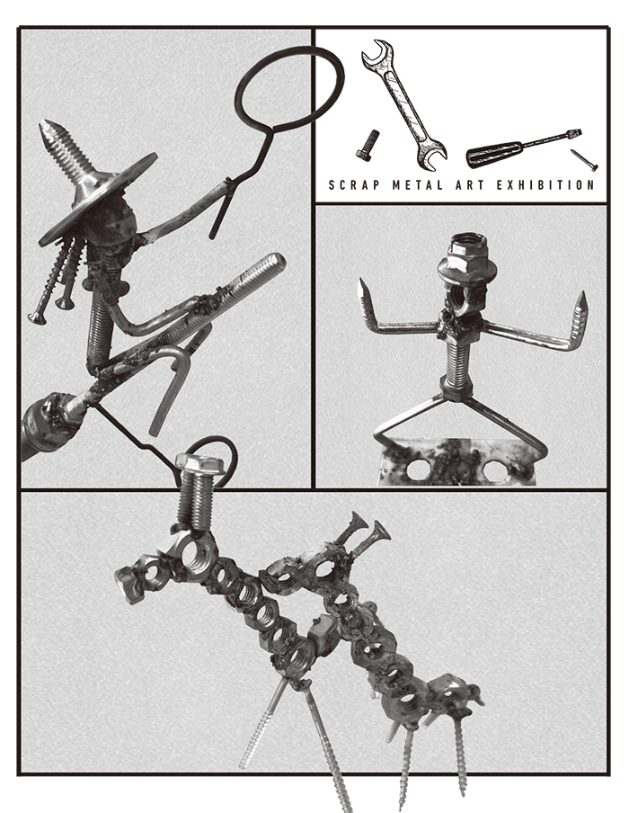 廃材アート 廃材」をテーマにした作品展、「日本橋高島屋S.C.」にで期間限定公開