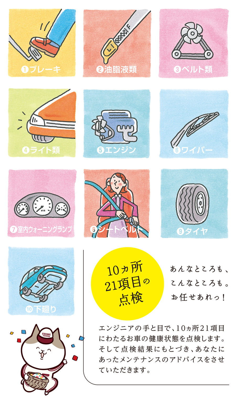 TOP Town宇和島 メンテナンス料金 | 愛媛トヨタ自動車株式会社
