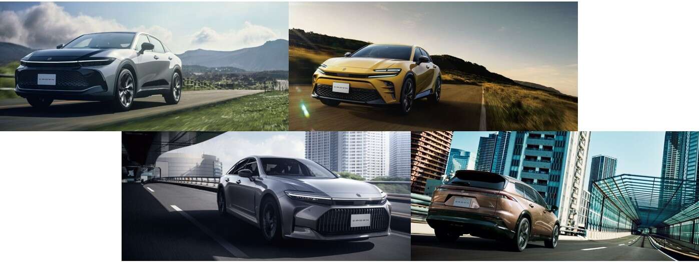 トヨタクラウンシリーズ4車種を比較！価格・サイズ・室内空間・荷室