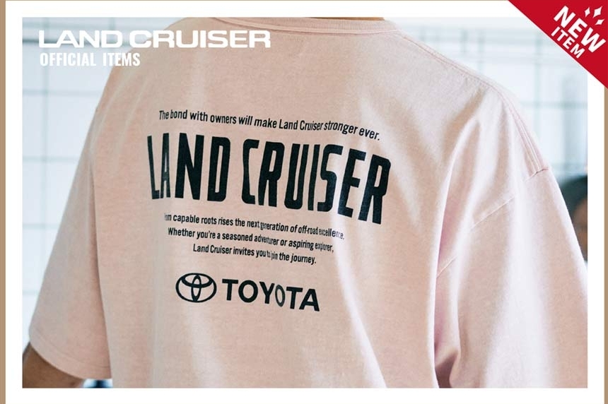 ランドクルーザーコレクションwebサイト2025夏202500705ピグメントダイタイポグラフィTシャツ