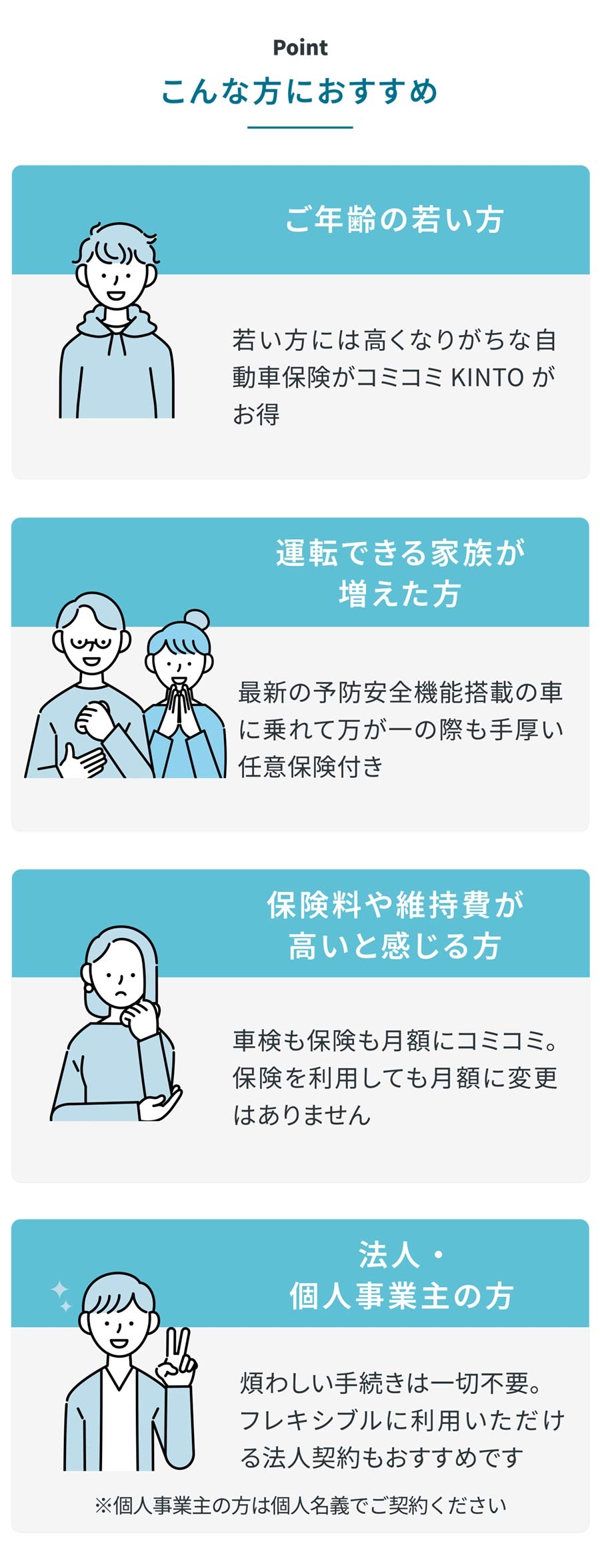 クルマのサブスク【KINTO】は愛媛トヨタへ／維持費コミコミ月々定額で