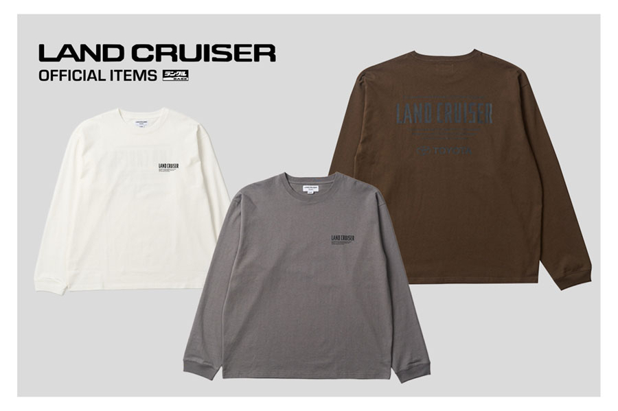 DMS_ランドクルーザーコレクション_タイポグラフィ長袖Tシャツ
