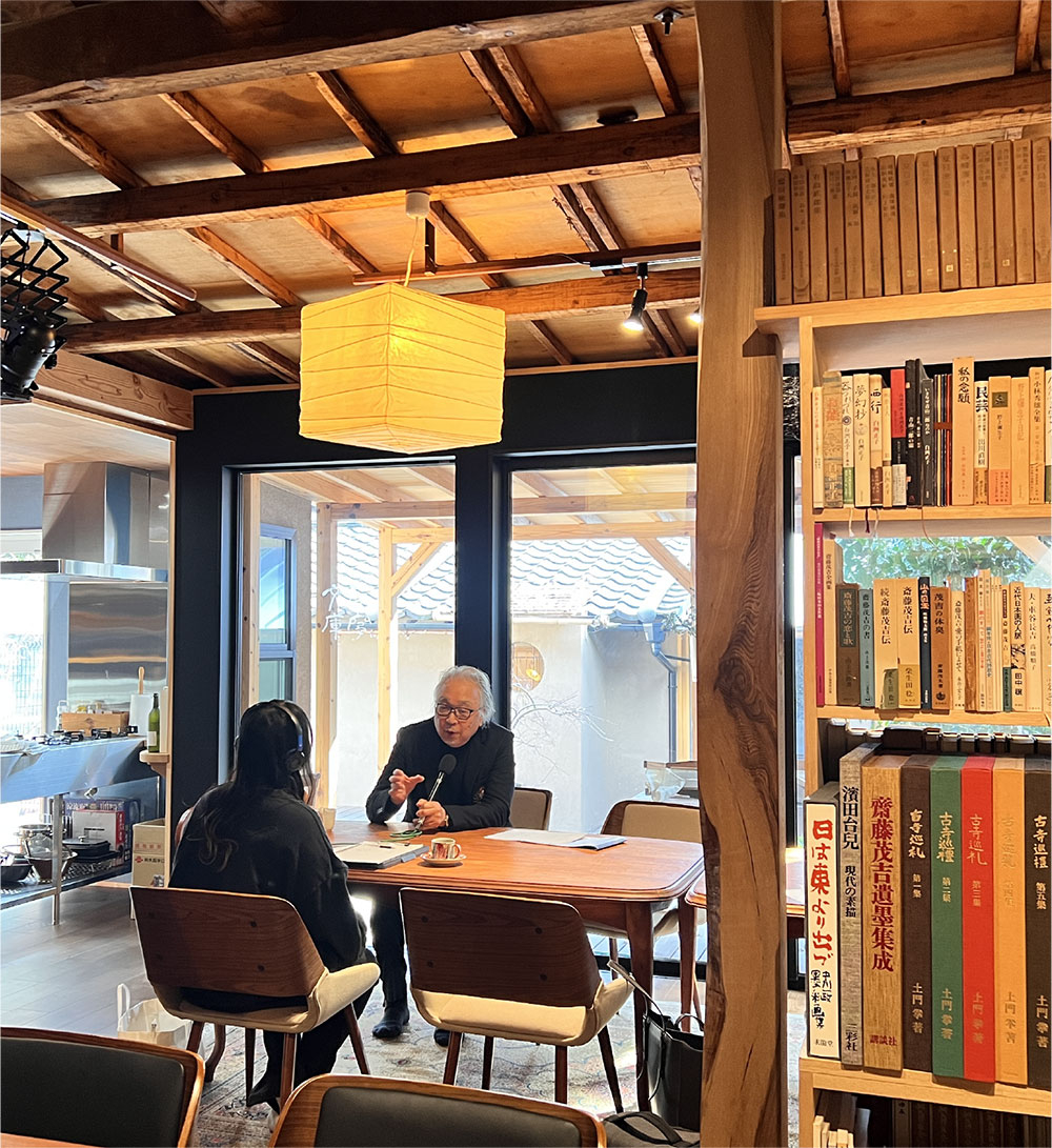 インタビュー風景