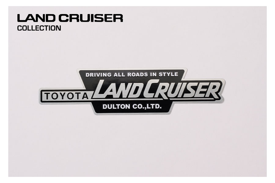 LAND-CRUISER×DULTONステンレスステッカー